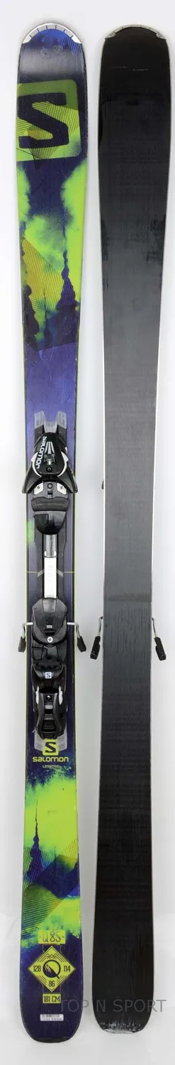 Salomon Q 85 skis occasion utility rocker