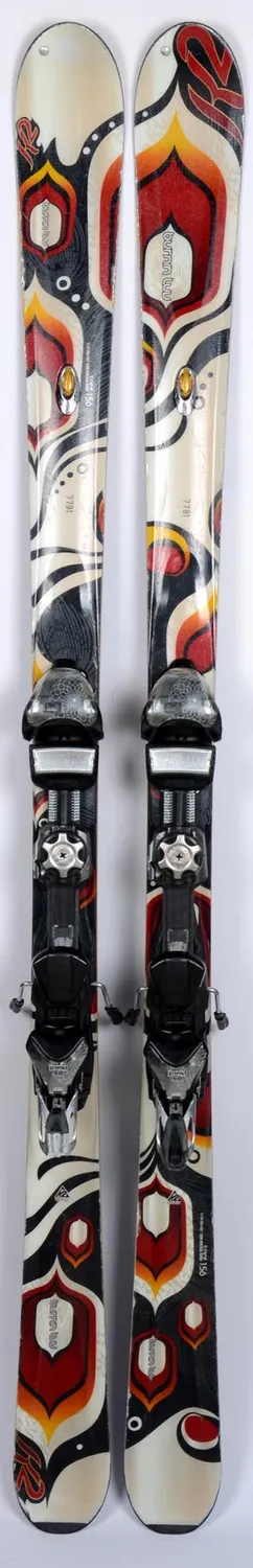 K2 T9 Burnin Luv skis d'occasion femme