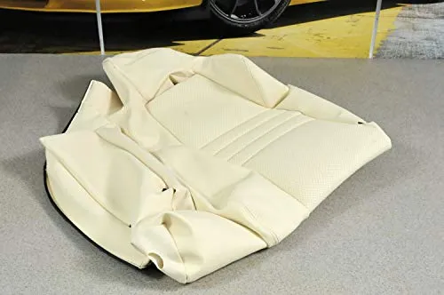 Porsche 97052290197 housse dossier siège cuir crème gauche