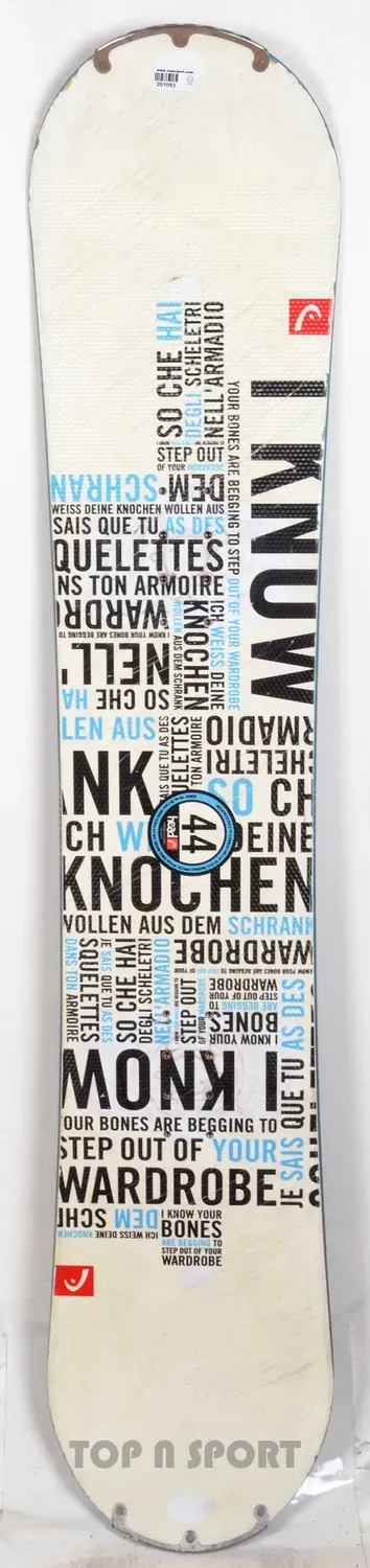 Head Tribute R white snowboard d’occasion sans fixations freestyle