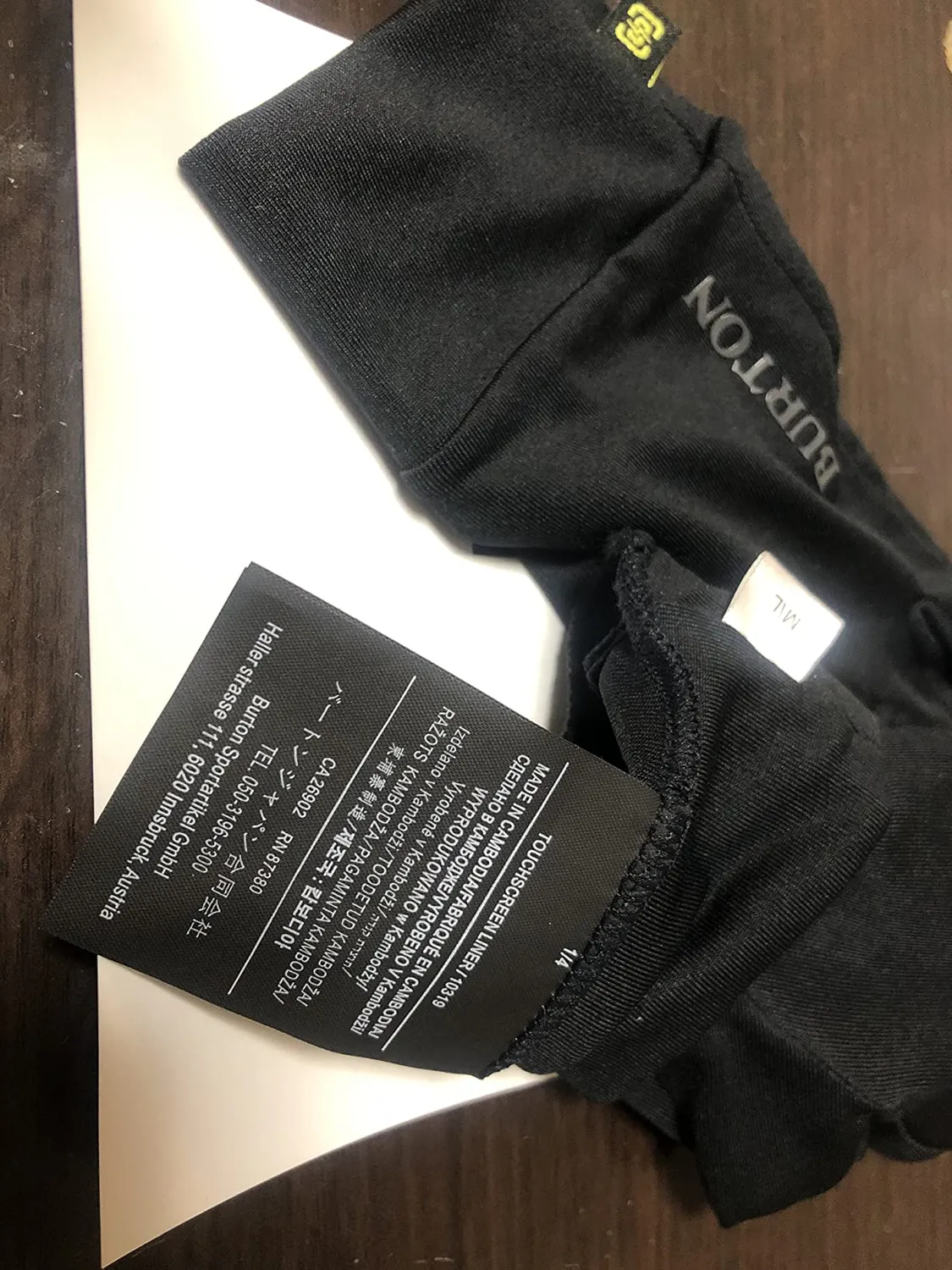 Burton Touchscreen Gants de Snowboard Homme Tactiles