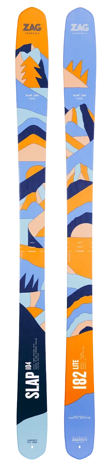 Zag Slap 104 Lite ski freeride bispatulé