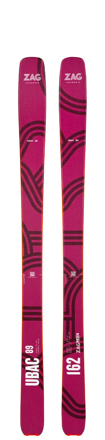 Zag Skis UBAC 89 ski de randonnée