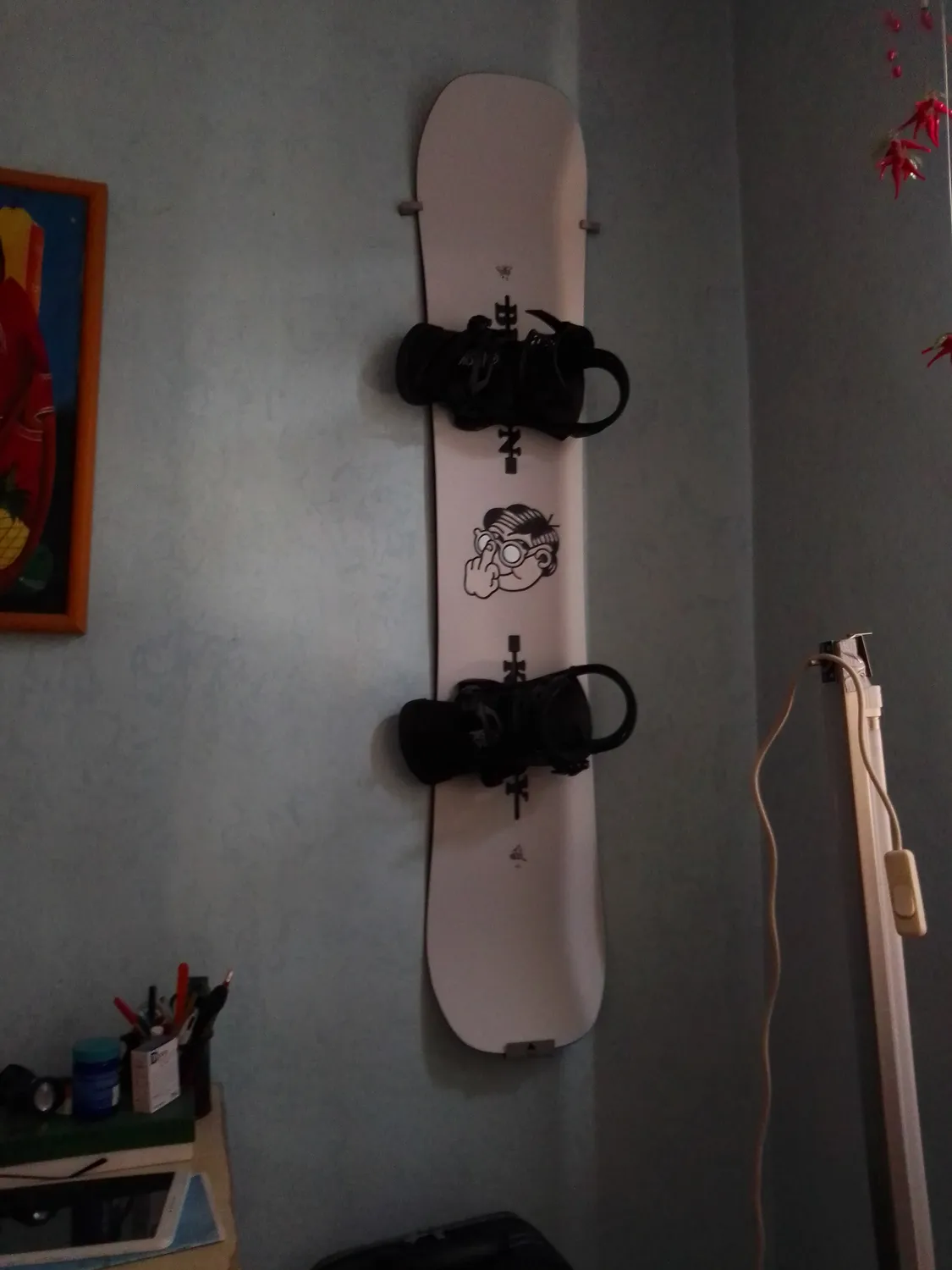 Burton Collector Series support mural pour snowboard argent