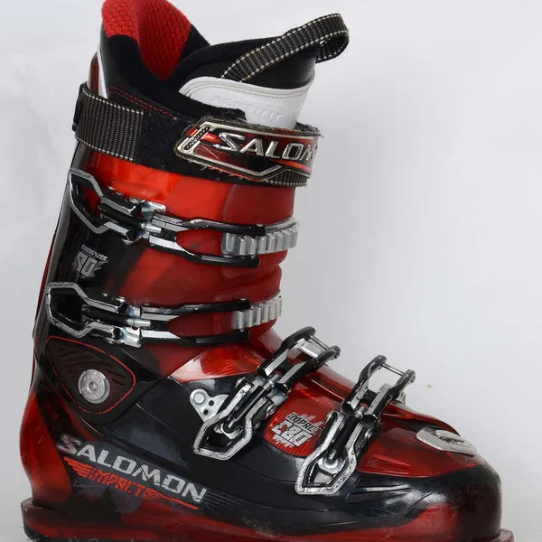 Salomon Impact 880 chaussures de ski occasion rouge