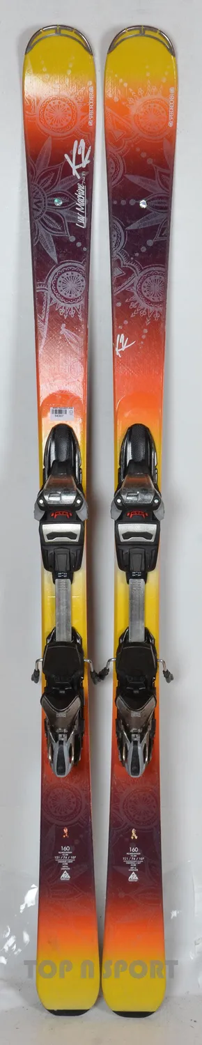 K2 Luv Machine 74 Ti skis femme d’occasion piste