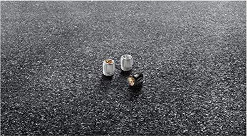 Porsche 99104460267 bouchons valve alu noir x4