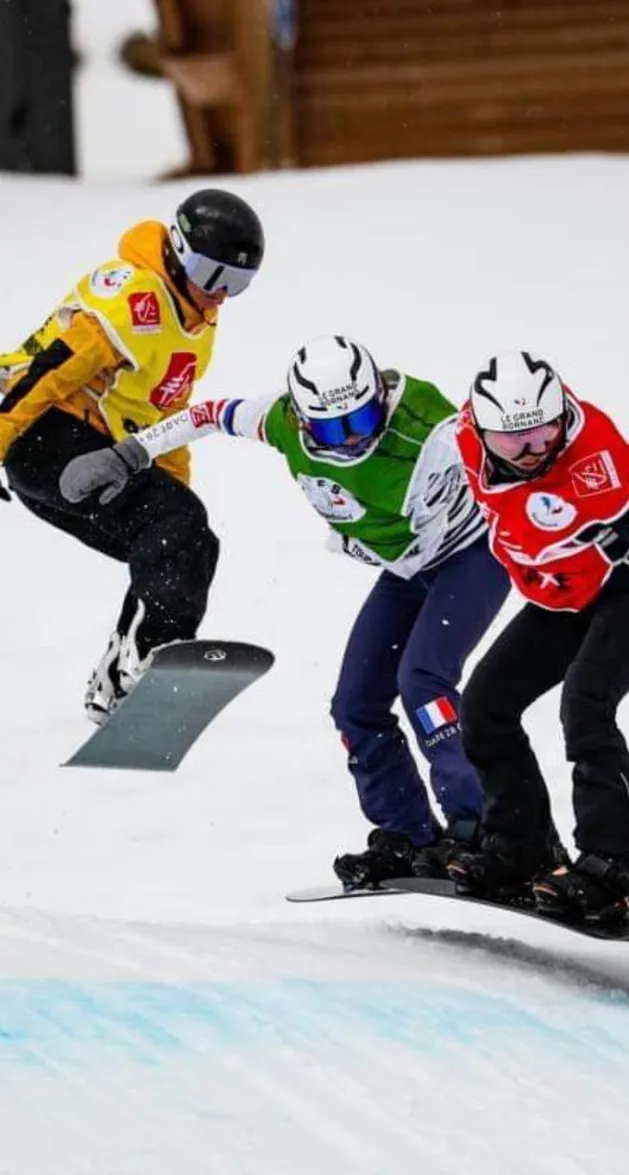 Exp-snowboard Track snowboard piste accroche