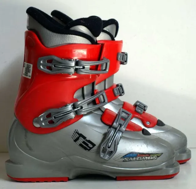 Salomon Performa T3 Grey chaussures ski occasion junior