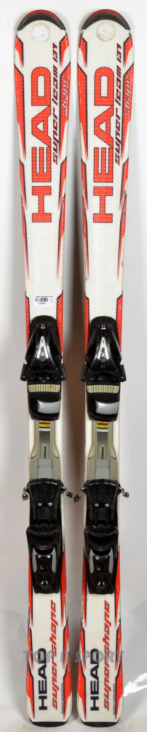 Head Super Team Shape White Red skis junior d’occasion