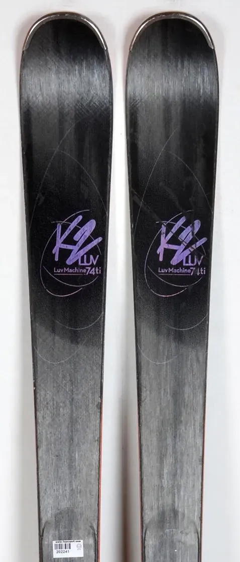 K2 Luv Machine 74 Ti skis occasion femme piste