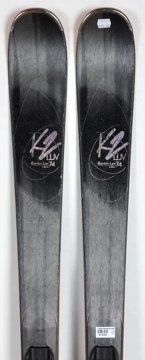 K2 Burnin Luv 74 Edition skis femme d’occasion piste