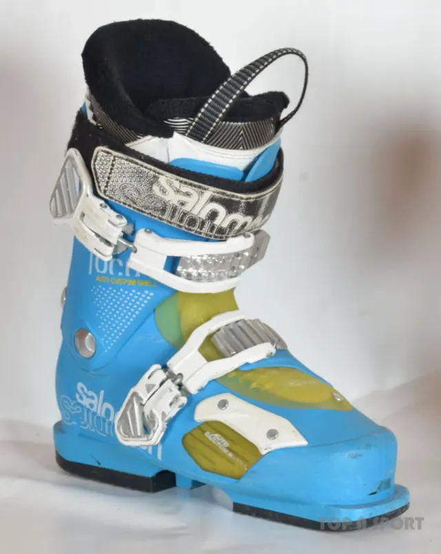 Salomon Focus JR Blue chaussures ski enfant occasion