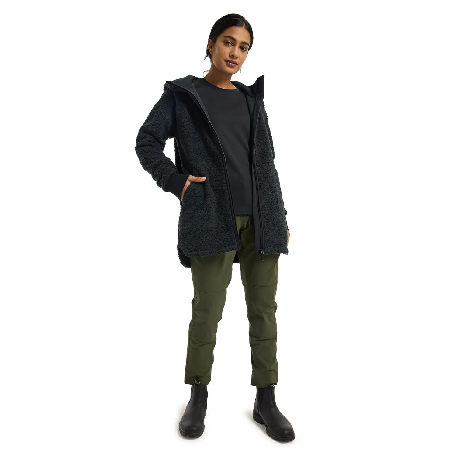Burton Minxy Sweat Zippé Capuche Femme Polaire