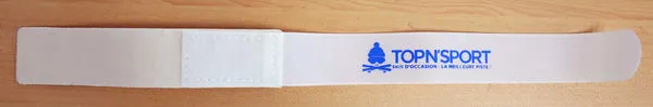 TopNSport attache-skis 40 mm blanc