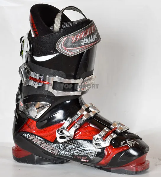 Tecnica Phoenix Max SR chaussures ski occasion noir rouge