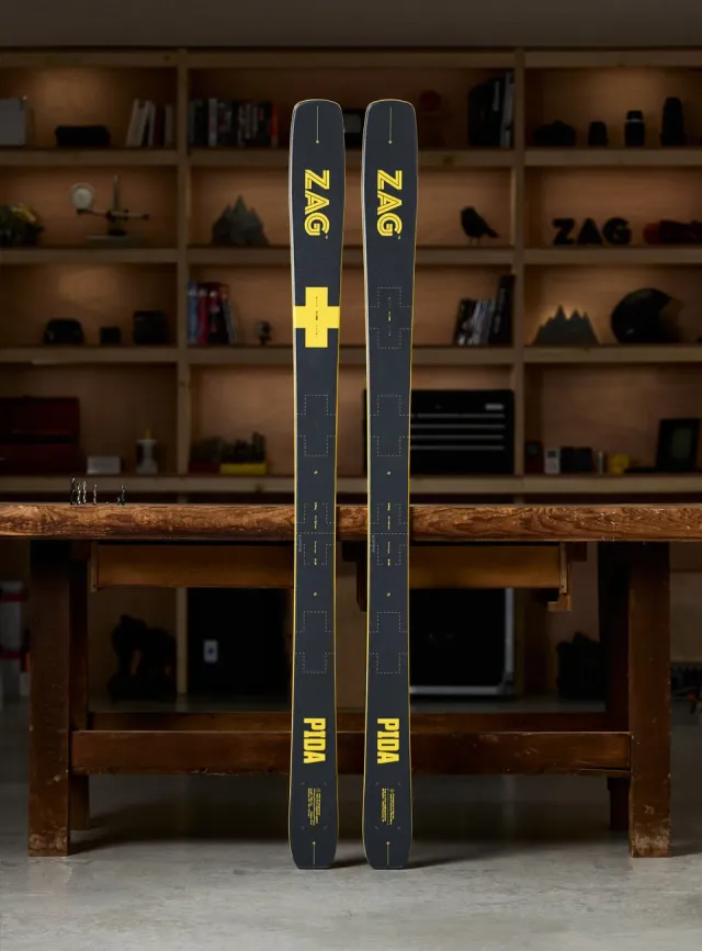 Zag PIDA skis freeride renfort chant