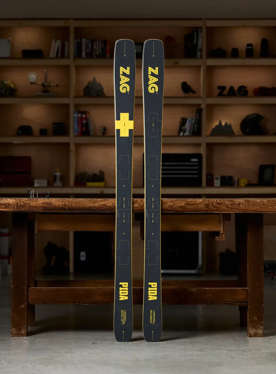 Zag PIDA skis freeride renfort chant