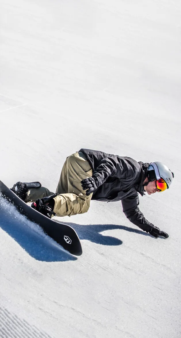 Exp-snowboard Track snowboard piste accroche