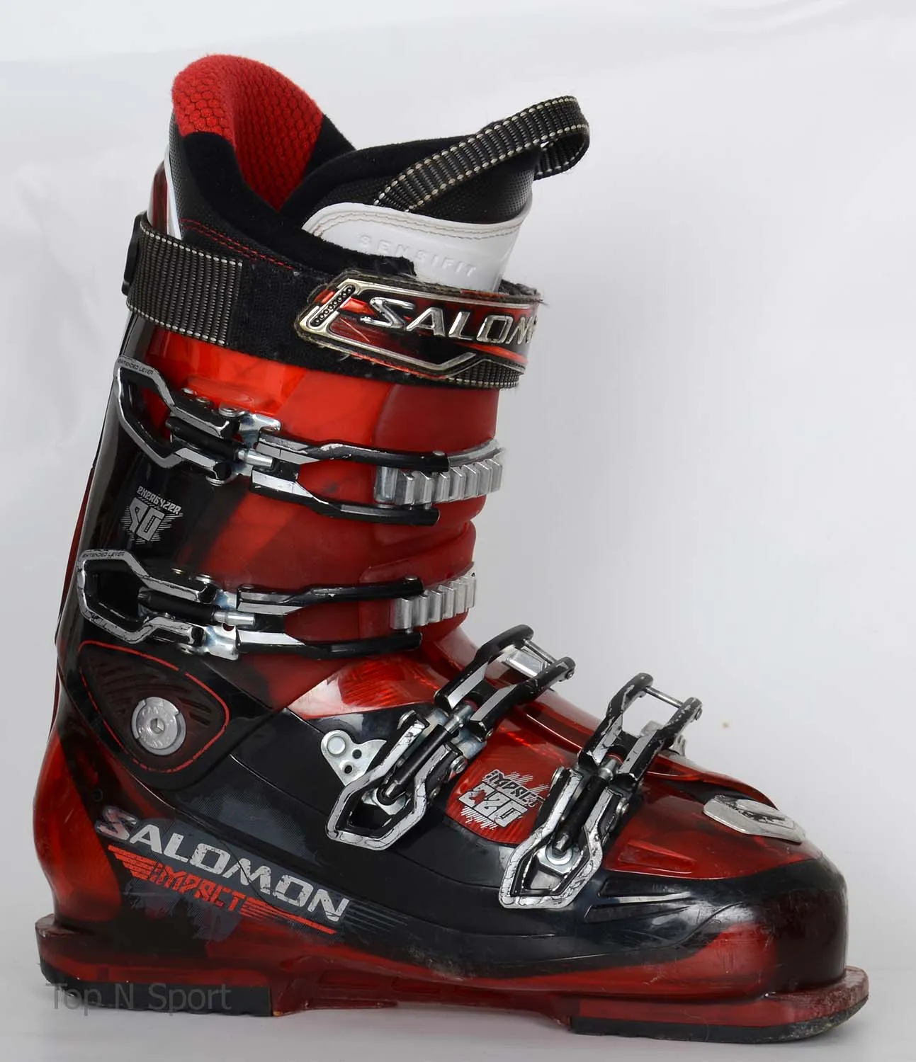 Salomon Impact 880 chaussures de ski occasion rouge