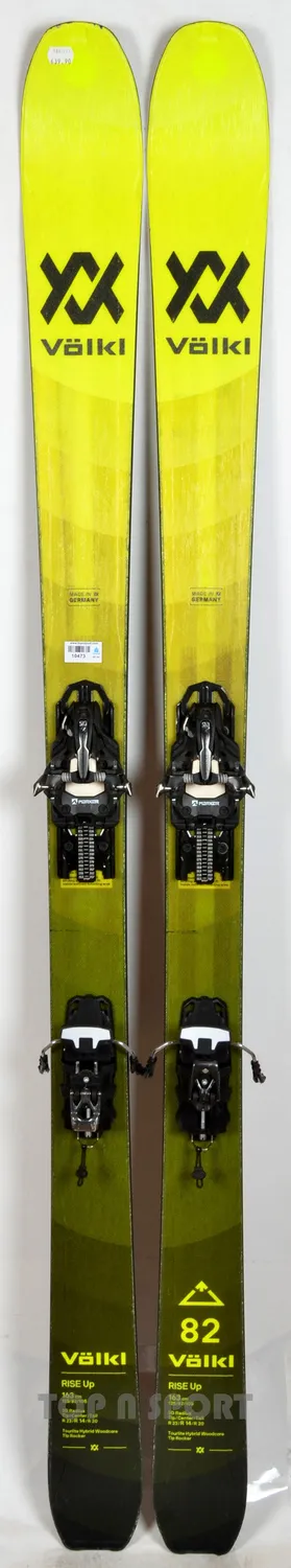 Völkl Rise Up 82 skis de rando occasion + Marker Alpinist 8