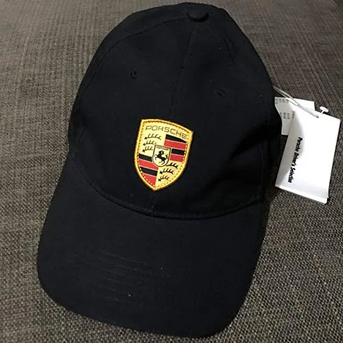 Porsche casquette blason noir 100% coton taille unique