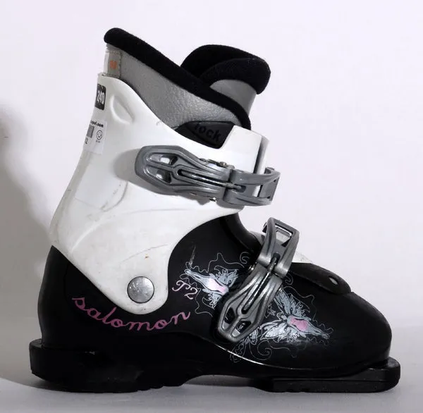 Salomon Performa T2 Girl B&W chaussures ski fille occasion