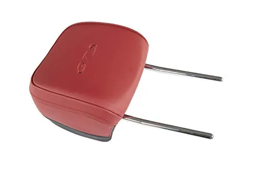HEAD PORSCHE appuie-tête avant en cuir lisse rouge Macan GTS