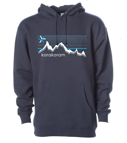 Karakoram Mountain Scanner hoodie zippé logo