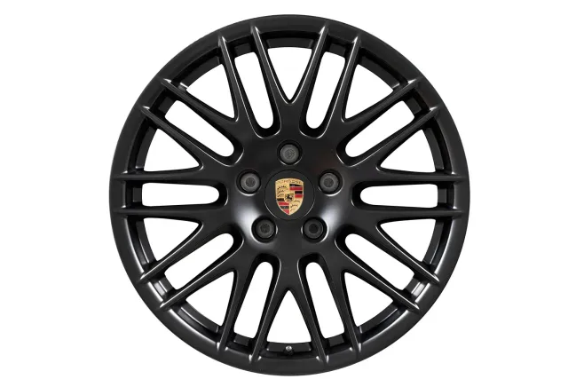 Porsche Cayenne 958 jante 20 pouces RS Spyder noir mat