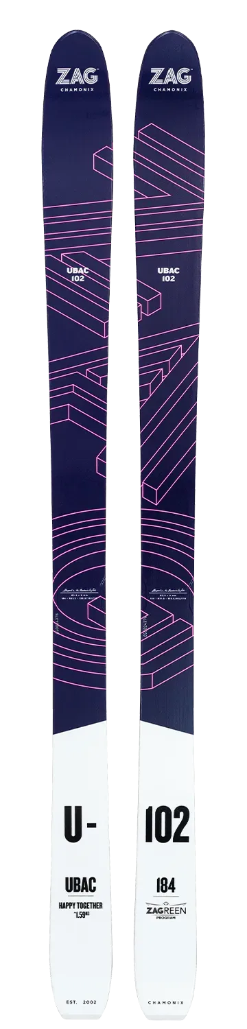 Zag UBAC 102 (23-24) skis rando 102 mm