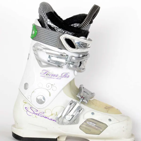 Salomon Focus RS White Crystal chaussures ski femme occasion