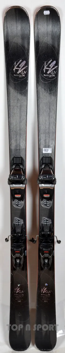 K2 Burnin Luv 74 Edition skis femme d’occasion piste