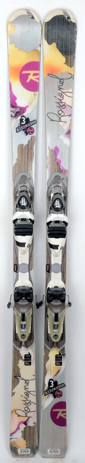 Rossignol Attraxion 3 Echo skis femme occasion piste