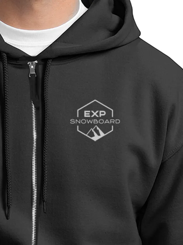 Exp-snowboard Sweat à capuche zippé