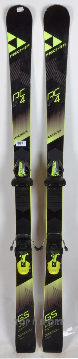 Fischer RC4 Worldcup GS JR FIS Black ski junior occasion course