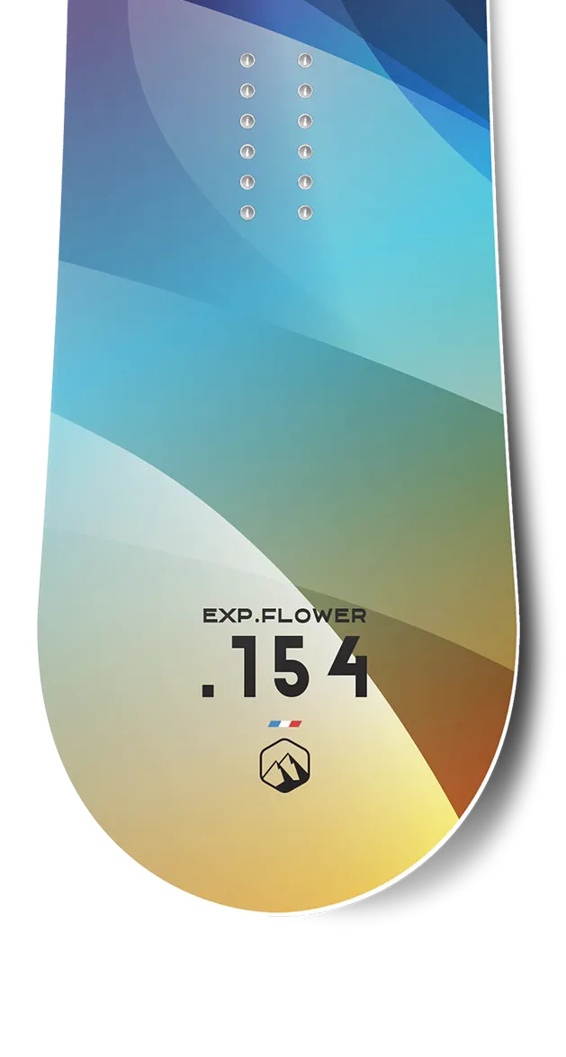 Exp-snowboard Flower snowboard polyvalent femme
