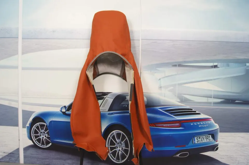Porsche Boxster Cayman 987 housse siège cuir terre cuite