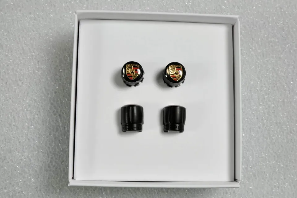 HEAD Porsche Drivers Selection 99104460267 bouchons de valve x4 noirs