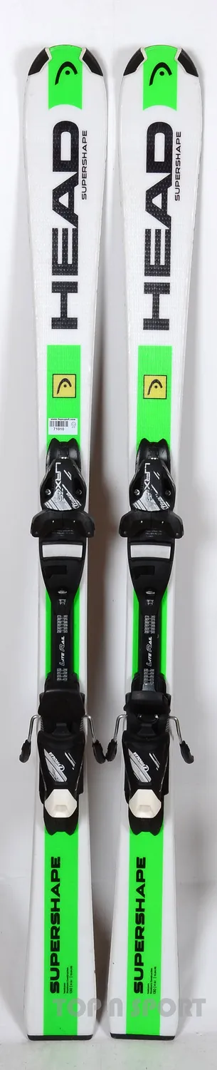 Head SUPERSHAPE LR ski junior d’occasion vert à noyau bois