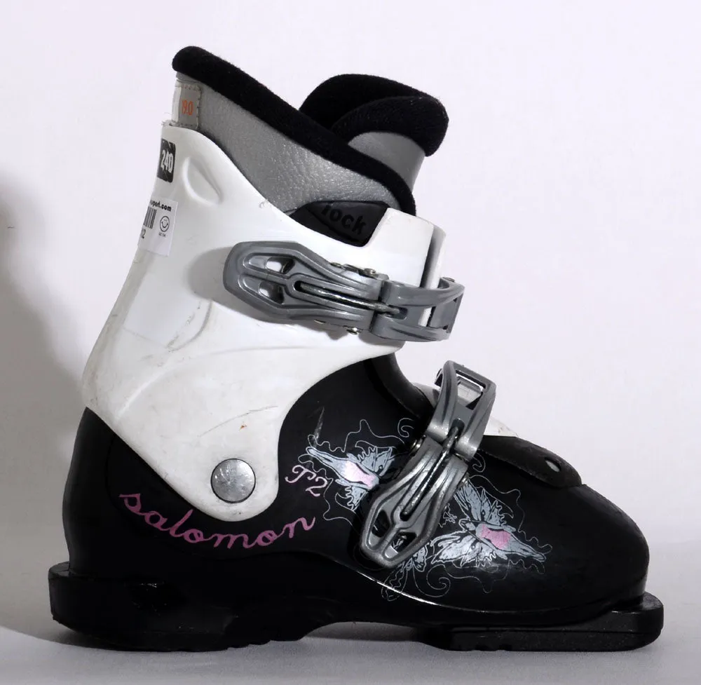 Salomon Performa T2 Girl B&W chaussures ski fille occasion