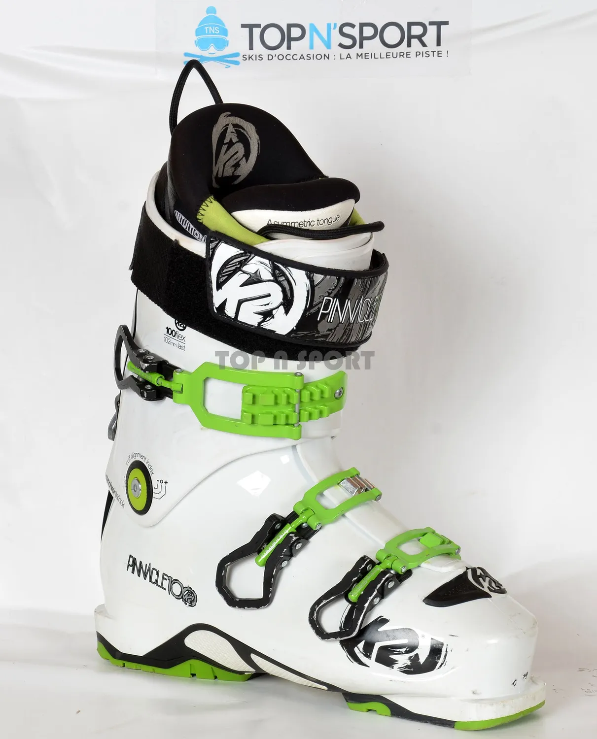 K2 Pinnacle 100 chaussures de ski d'occasion flex 100