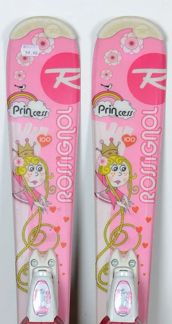 Rossignol Princess Pink skis occasion junior fille