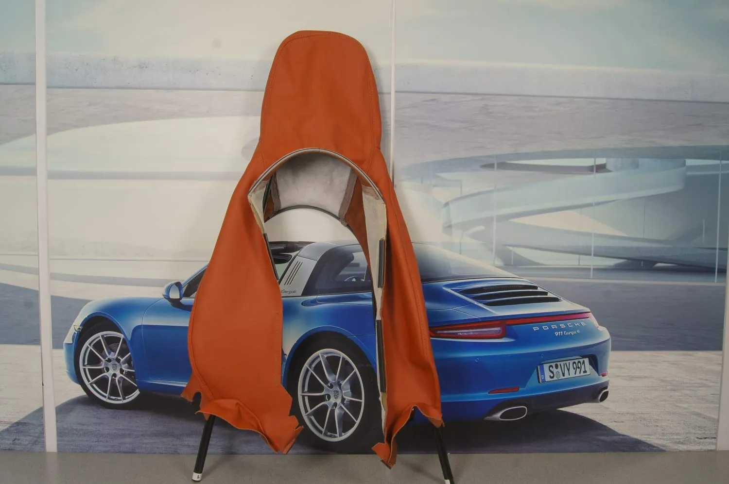 Porsche Boxster Cayman 987 housse siège cuir terre cuite