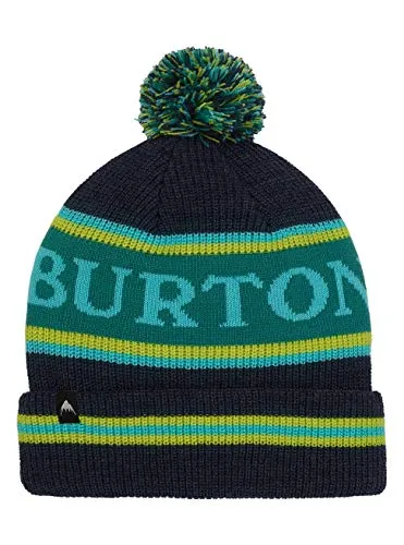 Burton of London Trope bonnet garçon pompon bleu