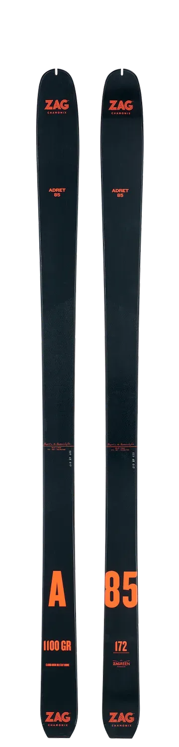 Zag Adret 85 ski de rando ultra-léger