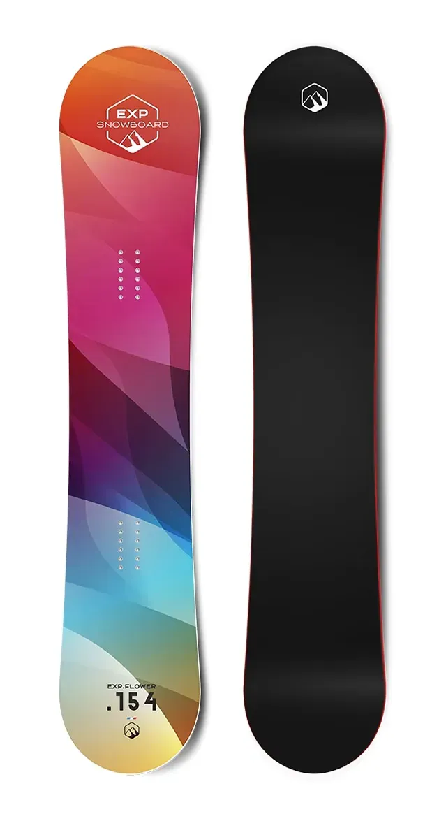 Exp-snowboard Flower snowboard polyvalent femme