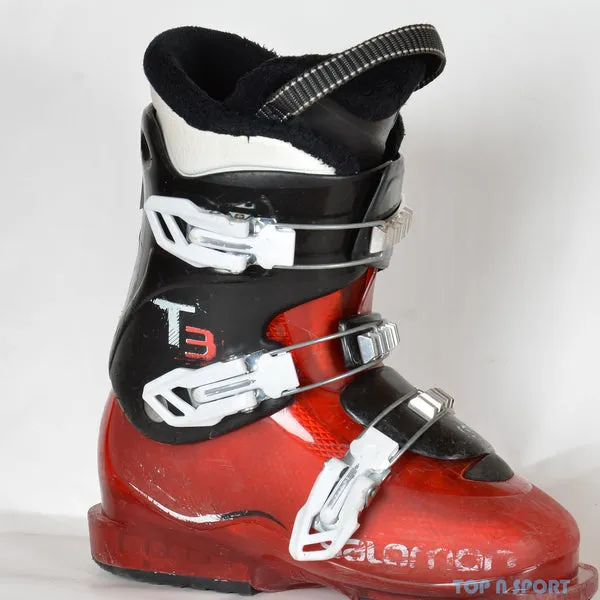 Salomon T3 RT Red chaussures de ski junior d’occasion
