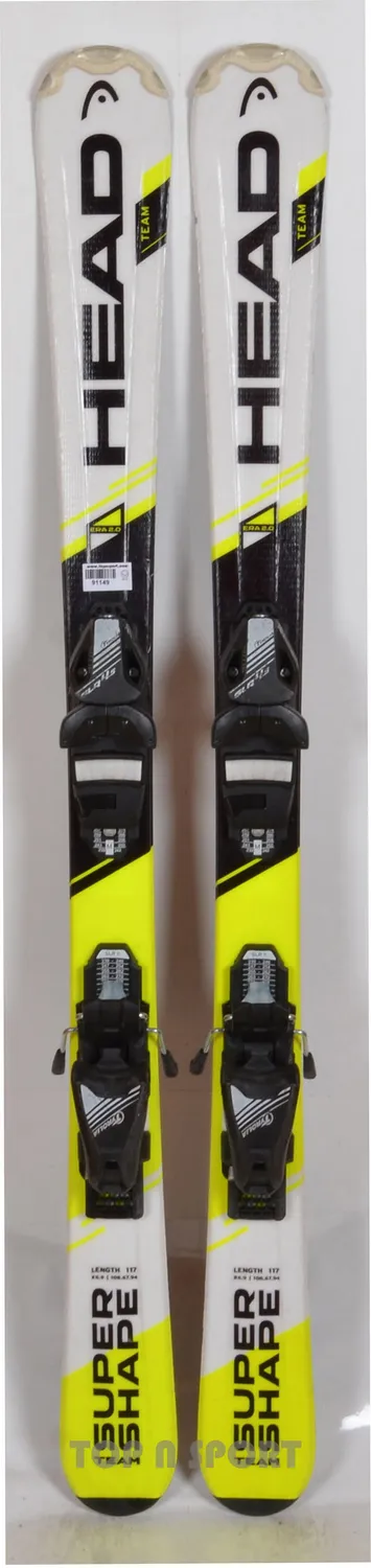Head Supershape Team ski occasion junior jaune