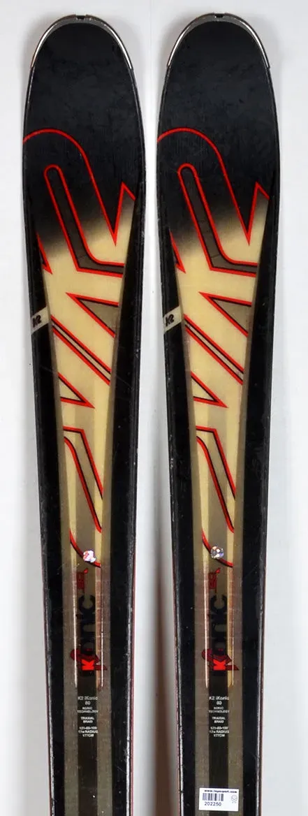 K2 iKonic 80 Black skis occasion all mountain